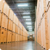 Moving company storage warehouse