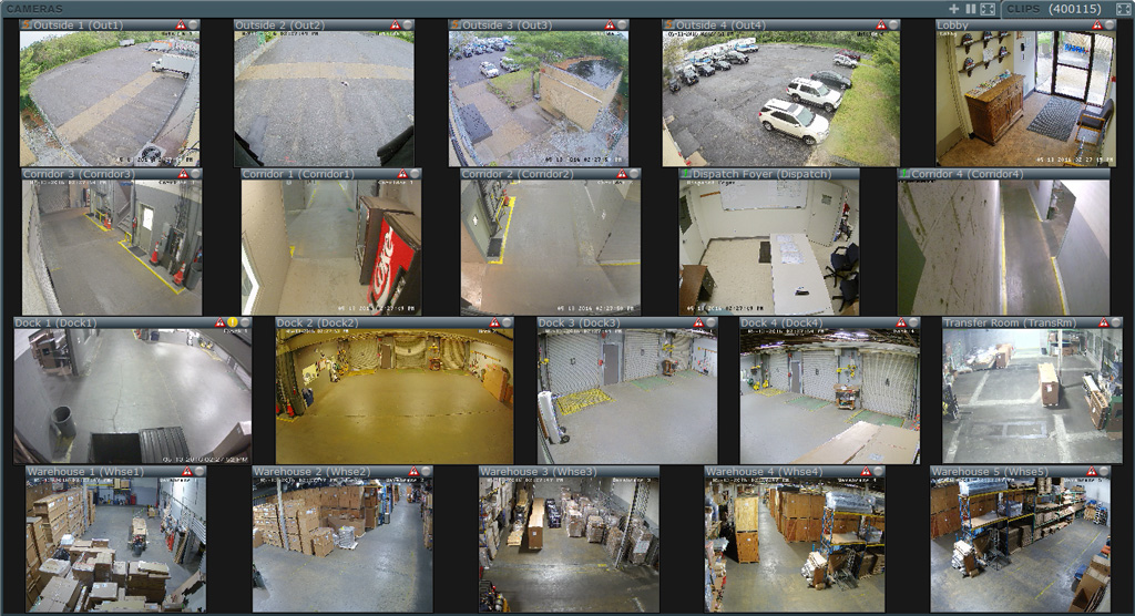 warehouse cameras