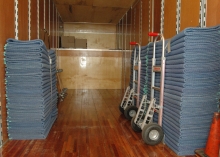 Moving pads and blankets for pad-wrapping our customer's furniture