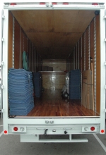 One of our moving vans, cleaned and ready to perform a move