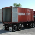 20-foot steel overseas container