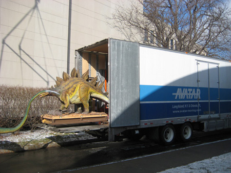 Robotic dinosaur exhibit move 5