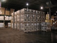 We store commodities and freight in our bulk-storage warehouses