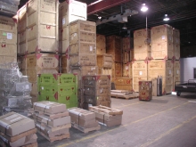 More trade show and display material stored in our warehouse