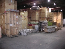 We store trade show, exhibit and display materials in our warehouse