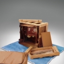 Wood crating an antique chest Wood crating an antique chest