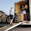 Atlas movers unloading household goods