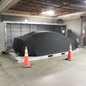 A secret Japanese prototype auto flown into our warehouse for the New York Auto Show