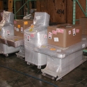 Medical equipment products wrapped and staged at our Long Island warehouse Medical equipment products wrapped and staged at our Long Island warehouse