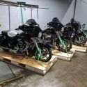 Motorcycles stored at our Long Island Warehouse Motorcycles stored at our Long Island Warehouse