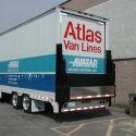 One of our Maxon railgate equipped air-ride trailers One of our Maxon railgate equipped air-ride trailers